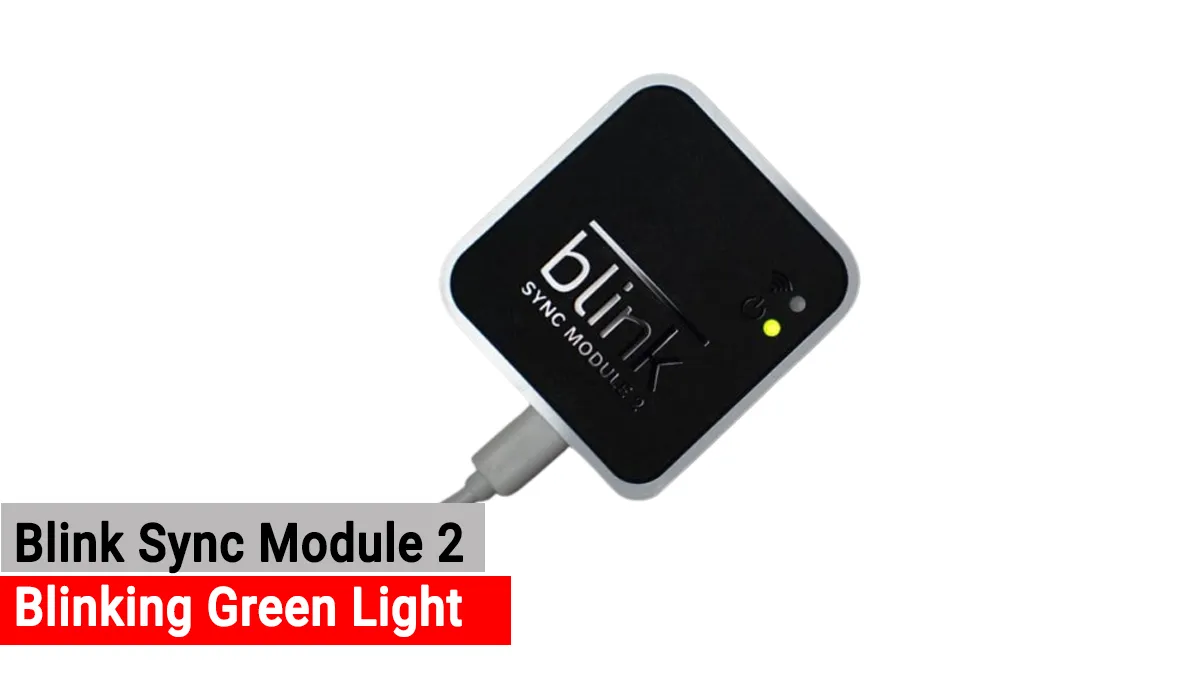 Blink Sync Module 2 Blinking Green Light - Giga Smart Home